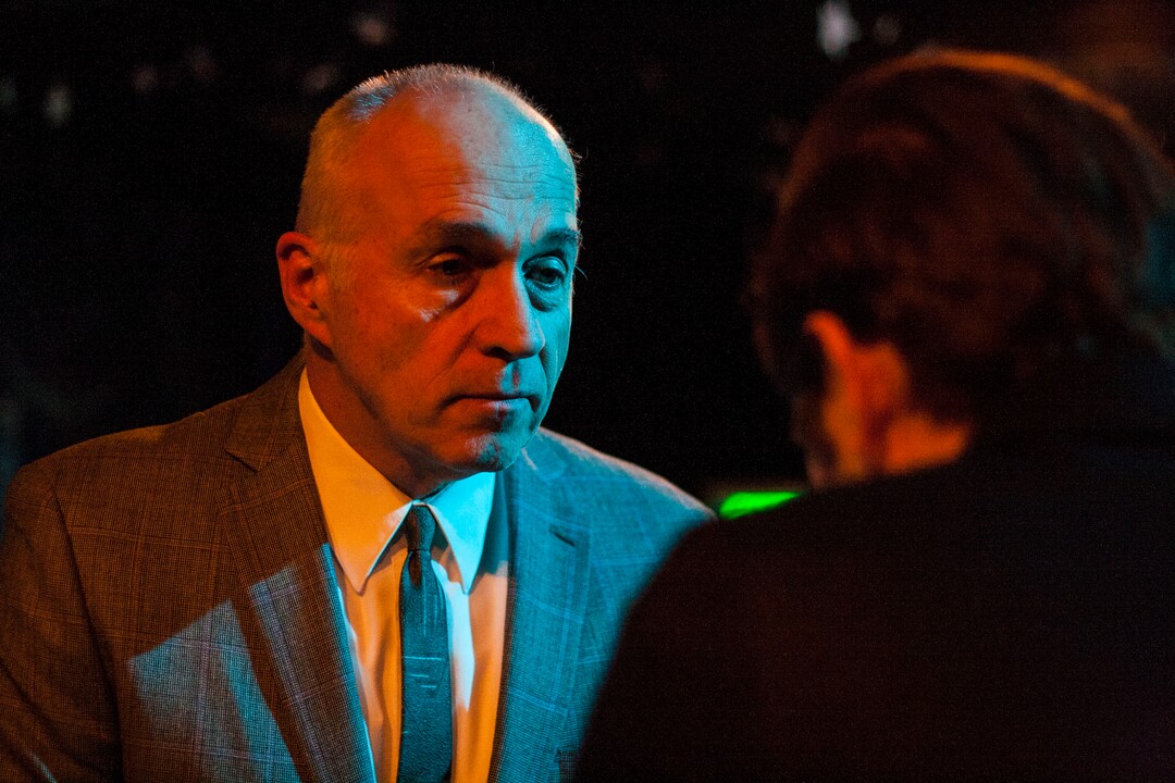 (Photo courtesy An Other Theater Company) Joel Applegate as Roy Cohn in An Other Theater Company's production of "Angels in America: Millennium Approaches."