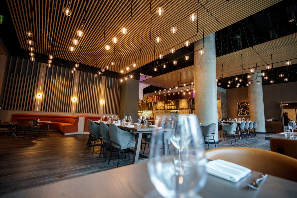 (Trent Nelson  |  The Salt Lake Tribune) The Salt Republic at Hyatt Regency Salt Lake City, which held a grand opening ceremony on Wednesday, Nov. 2, 2022.