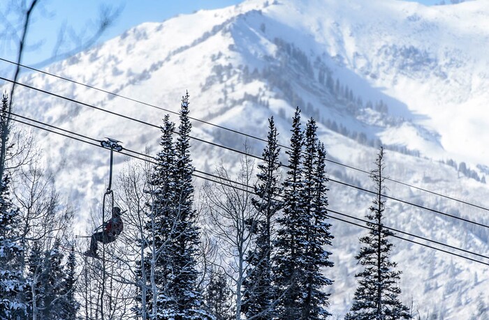 (Trent Nelson | The Salt Lake Tribune) Skiers at Solitude Mountain Resort, Thursday December 21, 2017.