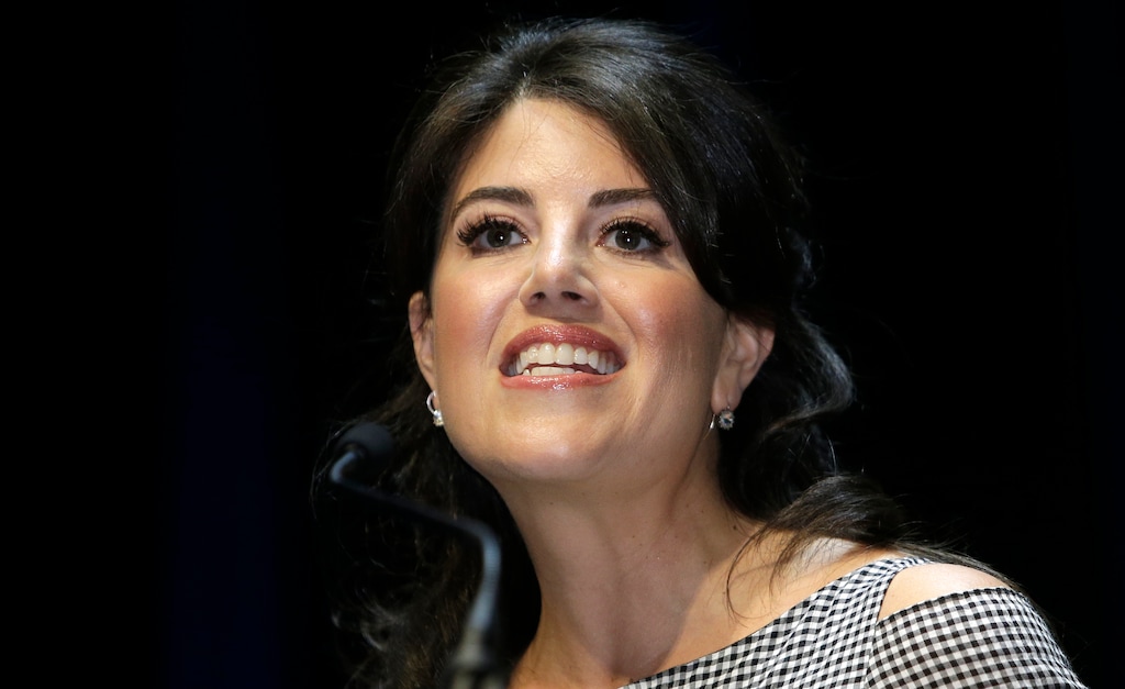 In this June 25, 2015, file photo, Monica Lewinsky attends the Cannes Lions 2015, International Advertising Festival in Cannes, southern France.  (AP Photo/Lionel Cironneau, File)