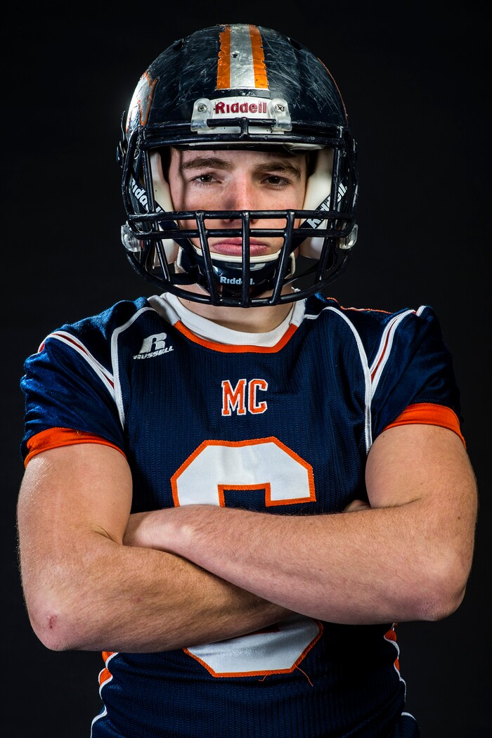 (Chris Detrick | The Salt Lake Tribune) Mountain Crest's Tanner Lofthouse poses for a portrait Wednesday, December 13, 2017.