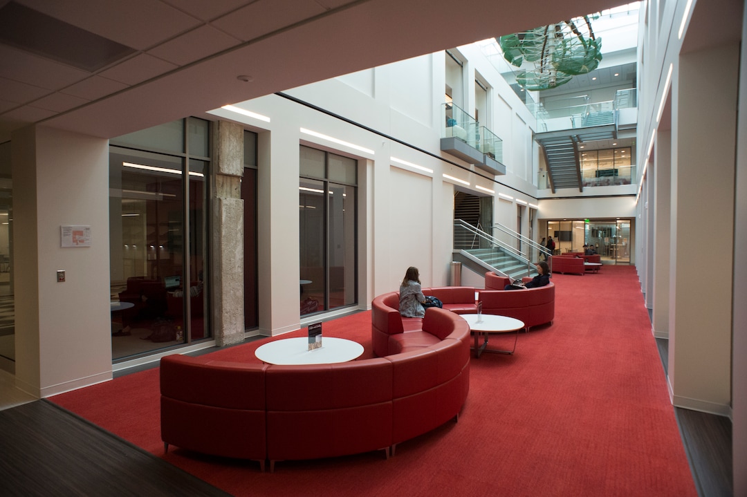 (Rick Egan  |  The Salt Lake Tribune)     The new Gary and Ann Crocker Science Center at the University of Utah, Thursday, April 19, 2018.