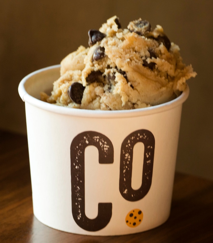 Rick Egan  |  The Salt Lake Tribune
Chocolate Chip cookie dough at Dough Co., a new dessert shop in Sugar House. Monday, July 31, 2017.