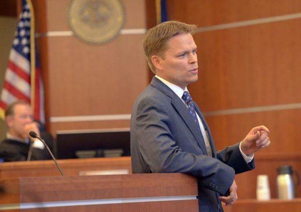 (Al Hartmann  |  Tribune File Photo)  Nathan Evershed is an assistant Salt Lake County district attorney. He announced Tuesday that he is running for election for district attorney, challenging his current boss, Sim Gill.