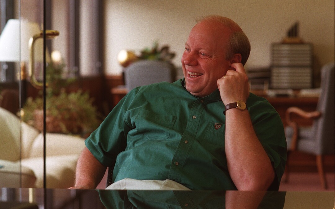 (Leah Hogsten  |  Tribune file photo) Larry H. Miller in 1998.