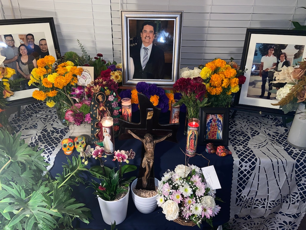 (Photo courtesy of Jose Rodriguez Hernandez) Juan Rodriguez-Galvez's family made an altar for him in their Salt Lake City home for the Day of the Dead after he died Oct. 28, 2020, of complications from COVID-19.