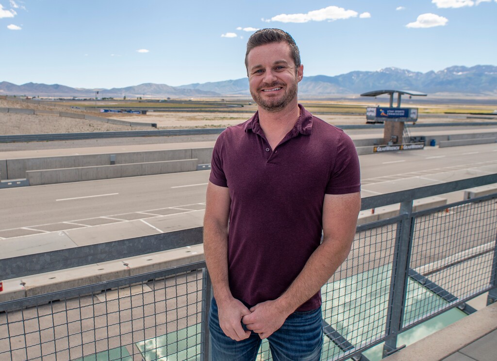 (Rick Egan  |  The Salt Lake Tribune)     Utah Motor Sports Park Senior Vice President and track manager Dixon Hunt talks about the challenges of operating a race track during the coronavirus pandemic, on Thursday, June 11, 2020.