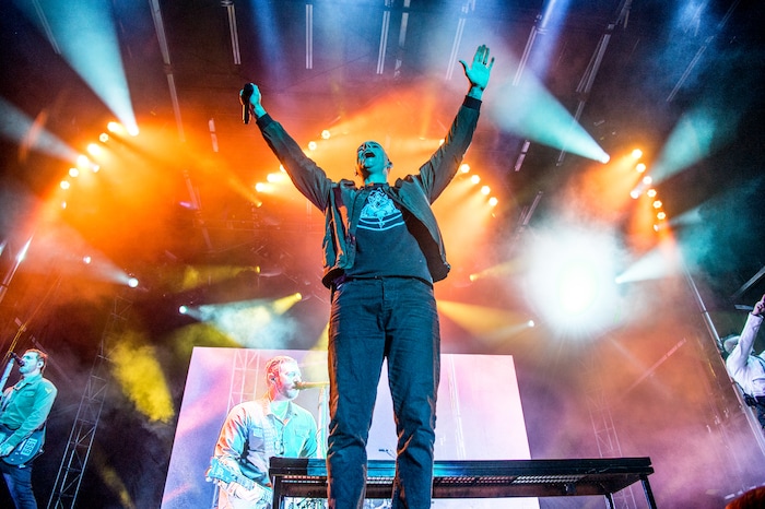 (Photo by Amy Harris/Invision/AP) Vocalist M. Shadows of Avenged Sevenfold (shown at the Louder Than Life Festival on Saturday, Oct. 1, 2016, in Louisville, Ky.) will be at USANA Amphitheatre for a headlining set on Friday, Aug. 11, 2017.
