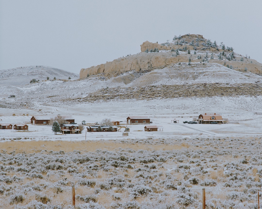 (Elliot Ross | The New York Times) Monster Lake Ranch, as seen from Highway 120, near Cody, Wyo., Jan. 27, 2020. Last September, The Cody Enterprise reported that Kanye West bought a property called Monster Lake Ranch, about eight miles outside Cody.