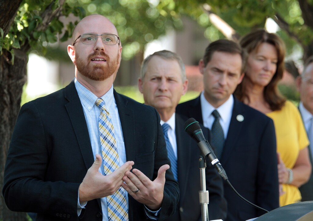 (Photo courtesy of The Church of Jesus Christ of Latter-day Saints) Pastor Logan Wolf of CrossPoint Church in Taylorsville and Provo encourages congregations to participate in National Weekend of Prayer.
