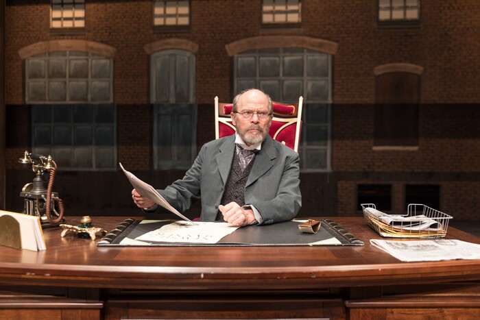 (Courtesy Pioneer Theatre Company) William Parry as Joseph Pulitzer in Pioneer Theatre Company's production of "Newsies," running Dec. 1-20 in Salt Lake City.