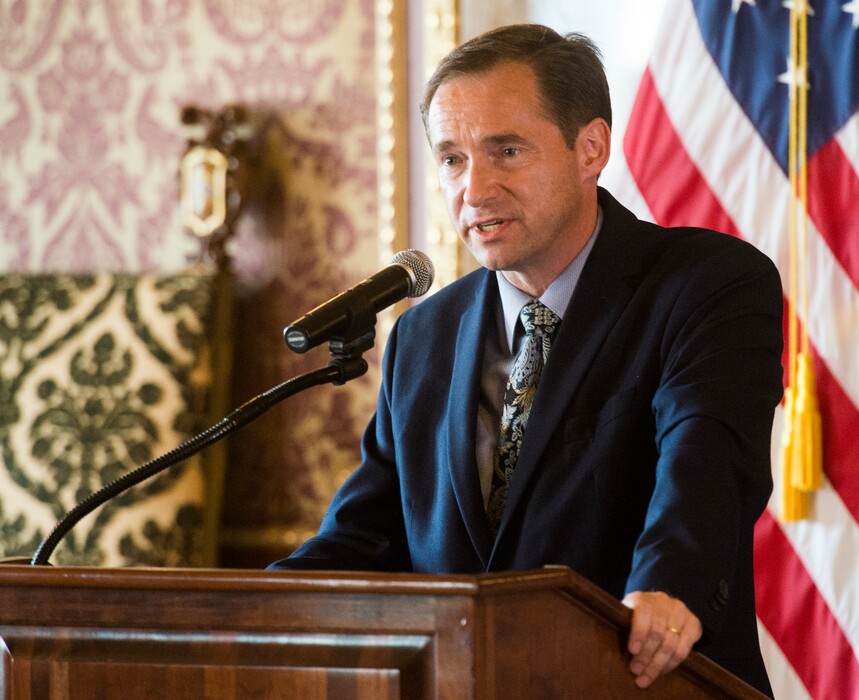 (Rick Egan | Tribune file photo) Rep. Steve Eliason, R-Sandy (pictured in 2018), is sponsoring a bill under which Utahns could temporarily give up their right to buy guns if they feel they're at risk of self-harm.