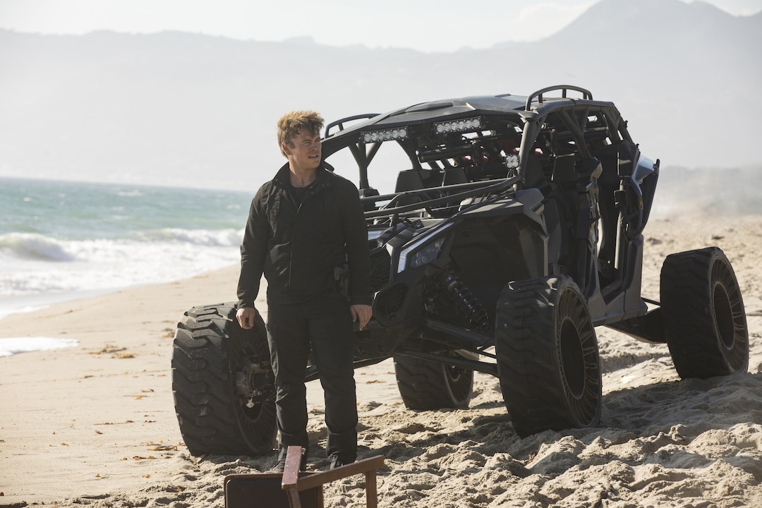 (Photo: John P. Johnson/HBO) Luke Hemsworth as Stubbs — on the shore of Lake Powell — in Season 2 of “Westworld.”