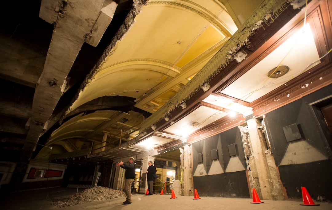 (Steve Griffin  |  Tribune file photo)  Interior of Utah Theater, as seen in Dec. 2015