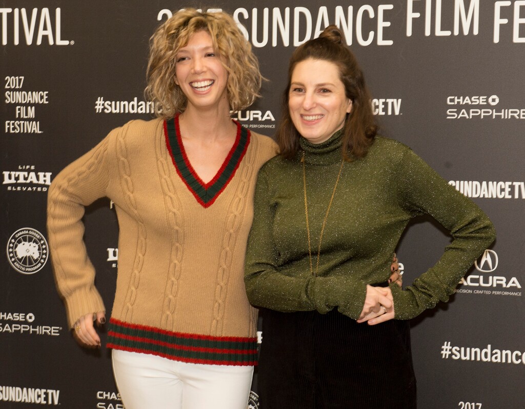 Rick Egan  |  The Salt Lake TribuneElisabeth Holm and Gillian Robespierre, at the Eccles Theatre for the premiere of ÒLandlineÓ at the 2017 Sundance Film Festival in Park City, Friday, January 20, 2017.