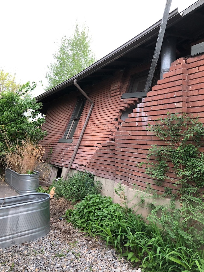 (Photo courtesy Salt Lake City Fire Department) This home at 738 E. Roosevelt Ave. collapsed on Wednesday. It was undergoing renovations.
