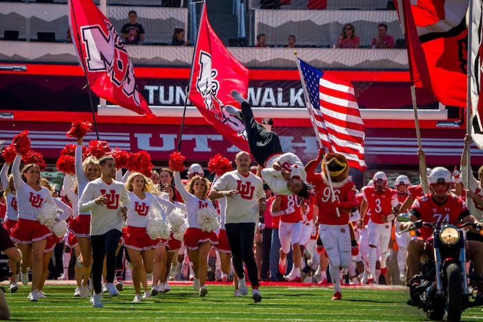 (Trent Nelson  |  The Salt Lake Tribune) University of Utah hosts Washington State, NCAA football in Salt Lake City on Saturday, Sept. 25, 2021.