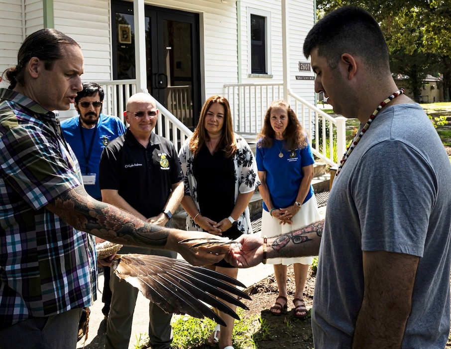 (Chad Menegay | U.S. Army) The Fort Gregg-Adams Religious Services Office held its first official Native American worship service at Heritage Chapel on the U.S. Army installation in Virginia on Aug. 10, 2024.
