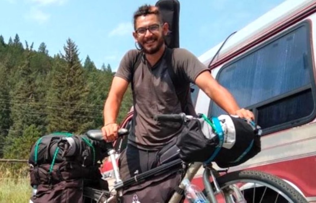 (GoFundMe) Tyler Droeger was struck by a car and killed while he was on a 4,000-mile ride to raise awareness about hunger on the Navajo Nation.