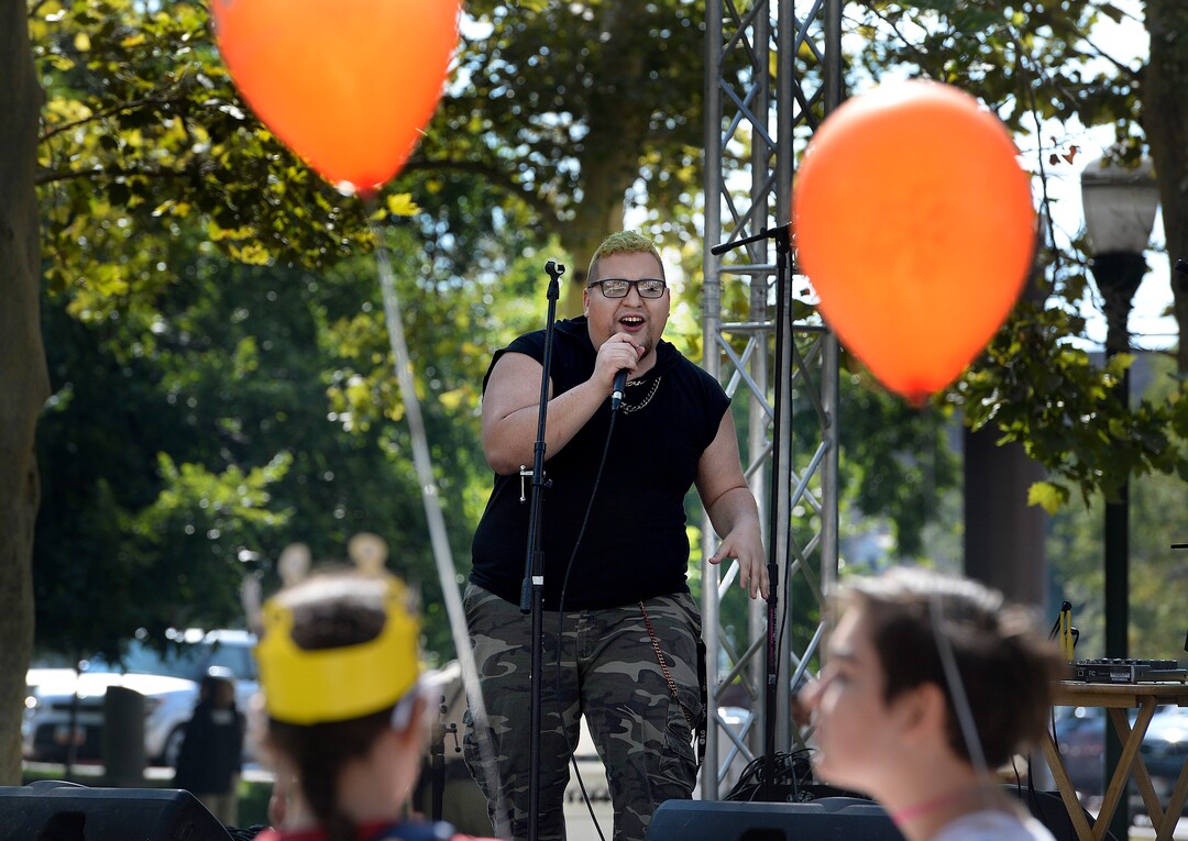(Scott Sommerdorf   |  The Salt Lake Tribune)   "Toda" performs at the fifth annual Provo Pride Festival, Saturday, September 16, 2017.