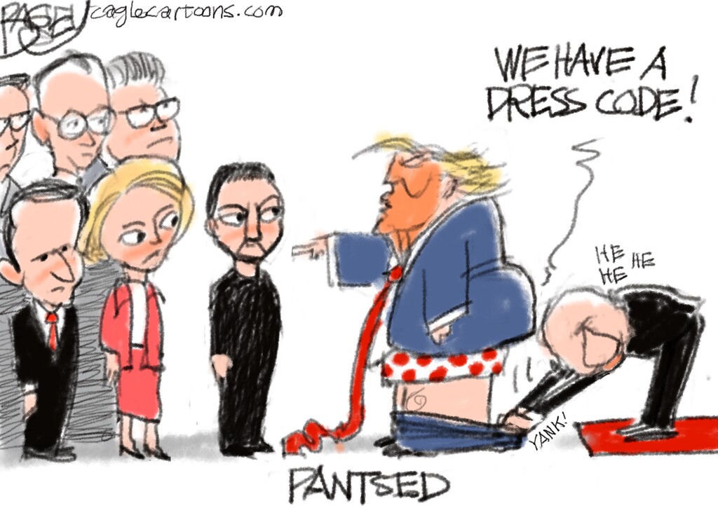 Presidential Pantsing | Pat Bagley