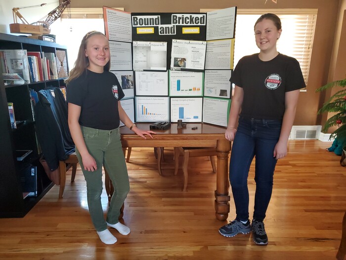 (Becky Jacobs | The Salt Lake Tribune) Sidor Clare, left, and Kassie Holt, right, are among 30 finalists in a national science competition for their project focused on making building materials for Mars. Clare and Holt, along with Ogden student Mercedes Randhahn, topped The Salt Lake Tribune's Utahn of the Year readers' poll.