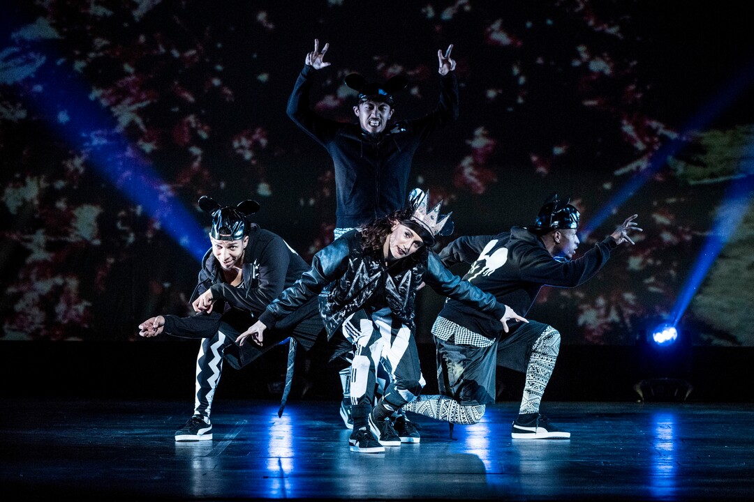(Photo courtesy of Tim Norris) The Hip Hop Nutcracker, shown being performed at Dolby Theatre in Los Angeles on Nov, 17, 2017, combines Tchaikovsky’s music and Hoffmann’s story with a breakdancing “B-boy Dream Team,” a DJ, an electric violinist, and an opening set from rapper Kurtis Blow. The show takes place at Eccles Theater in Salt Lake City on Nov. 21, 2019.