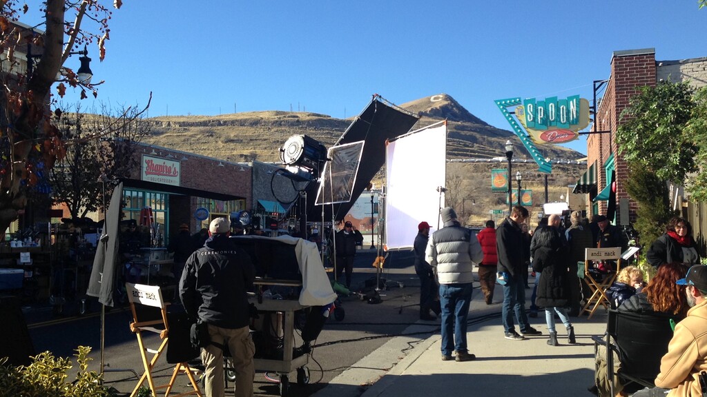Disney  |  ABC Television GroupProduction of the upcoming Disney Channel series ÒAndi MackÓ underway on Main Street in Magna.