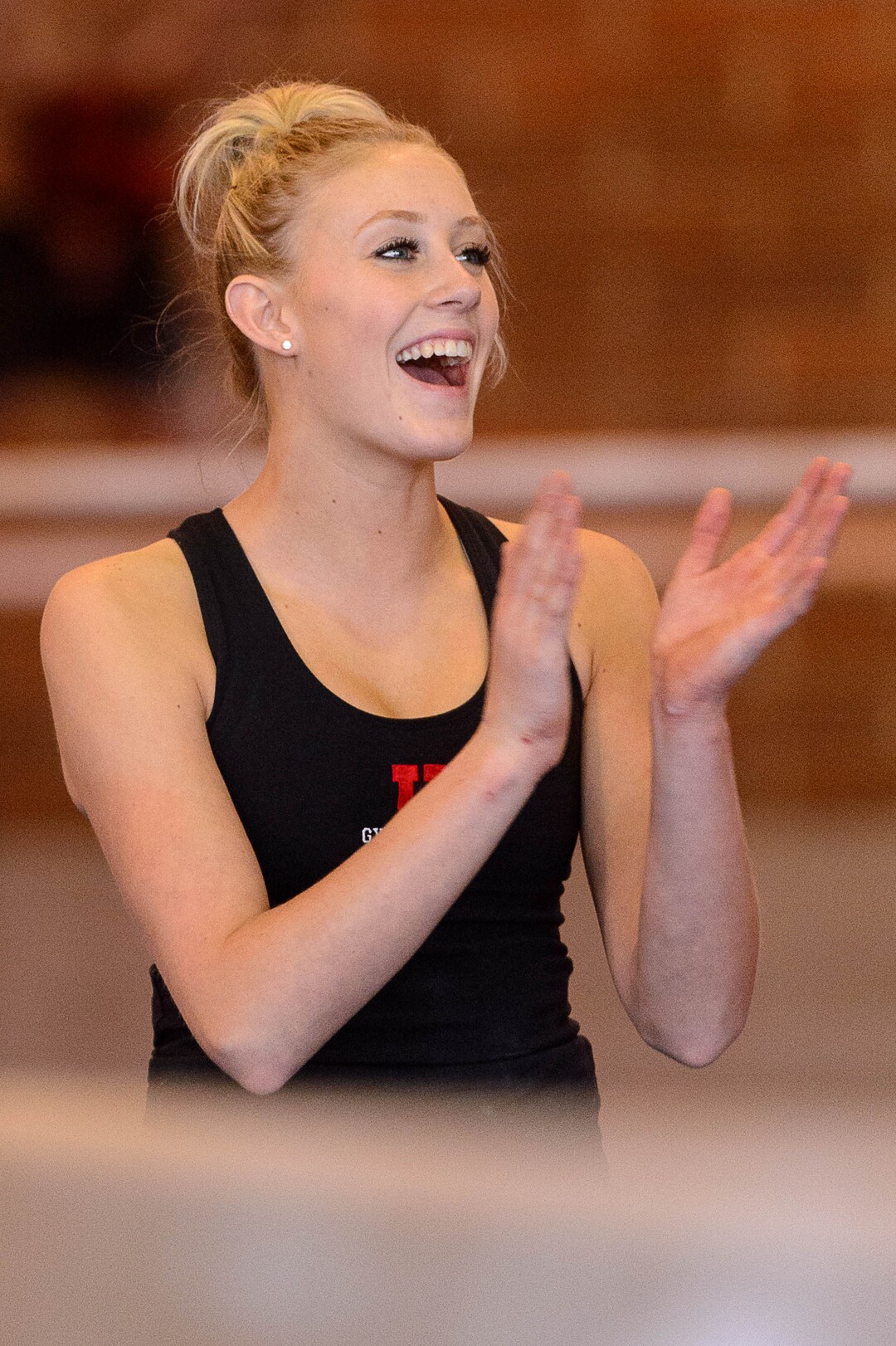 Trent Nelson  |  The Salt Lake TribuneUtah gymnast MaKenna Merrell at practice in Salt Lake City, Tuesday January 17, 2017.