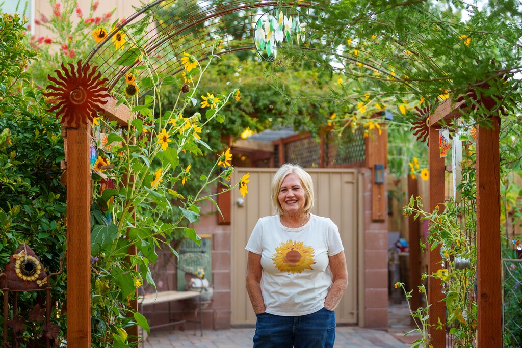 (Trent Nelson  |  The Salt Lake Tribune) Cril Cochran's garden in Washington on Monday September 15, 2025.