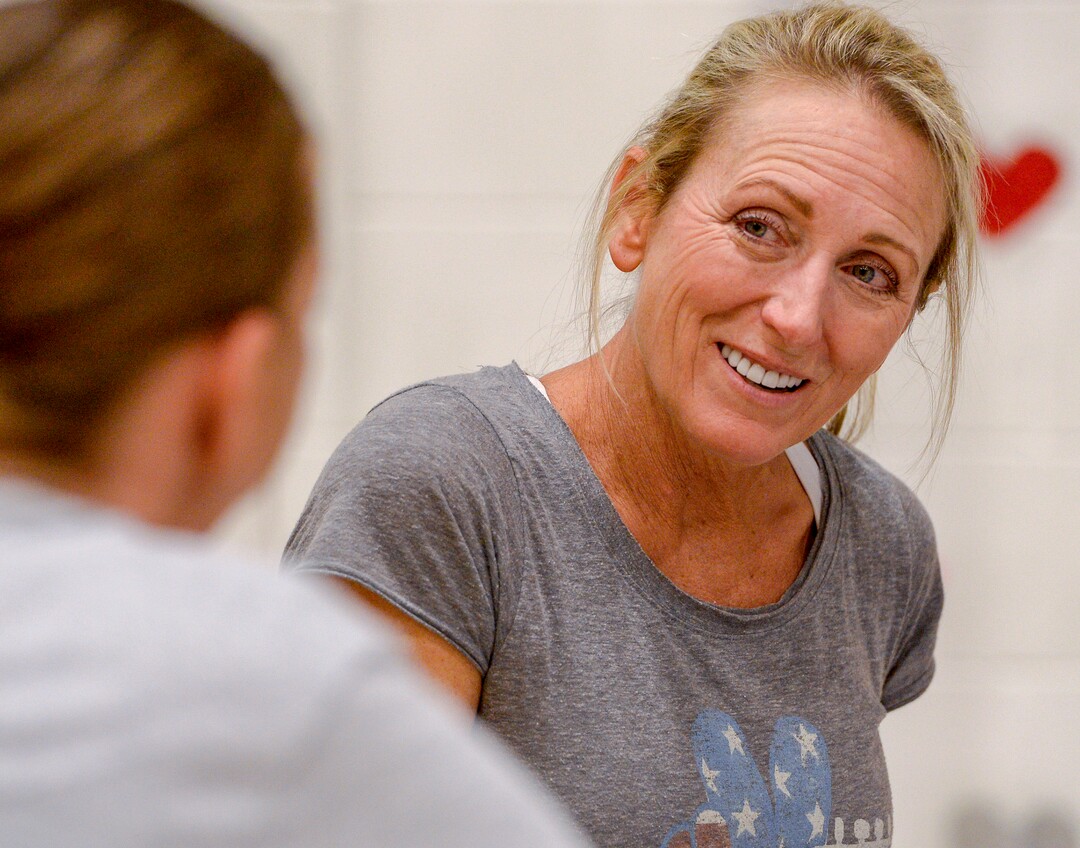 Leah Hogsten  |  The Salt Lake Tribune  Denise Druce started volunteering at Timpanogos WomenÕs Correctional Facility in December 2017, but she wanted to do more than just teach yoga classes. She wanted to teach the women how to lead their own groups. Now women who received their 200-hours and are now working towards 300 are leading classes.Every Friday, the Timpanogos Women's Correctional Facility gymnasium at the Utah State Prison is filled with a joyful silence as inmates practice yoga.