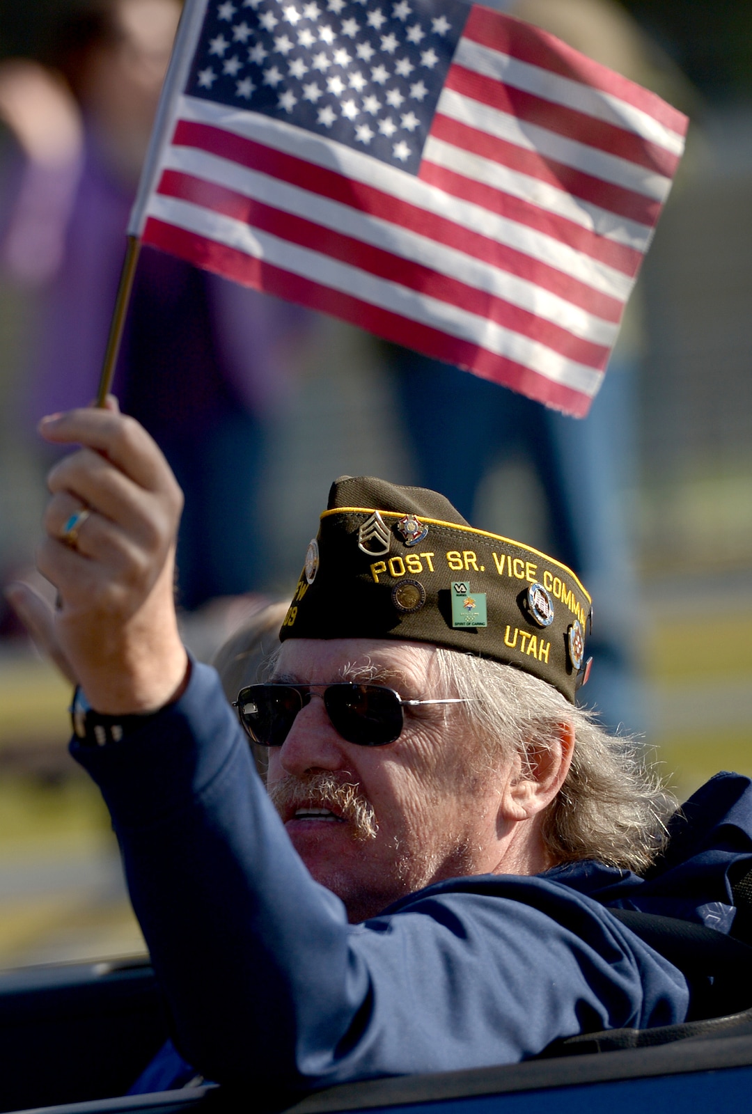 (Leah Hogsten  |  The Salt Lake Tribune)  Participants in Northern Utah’s 12th Annual Veterans Day Parade Saturday, Nov. 11, 2017 in Layton.