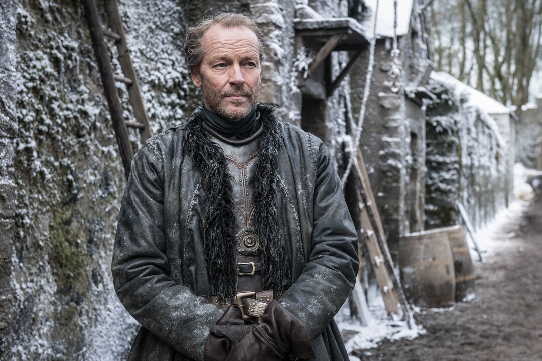 (Photo courtesy Helen Sloane/HBO) Iain Glen as Ser Jorah Mormont in Season 8 of “Game of Thrones.”