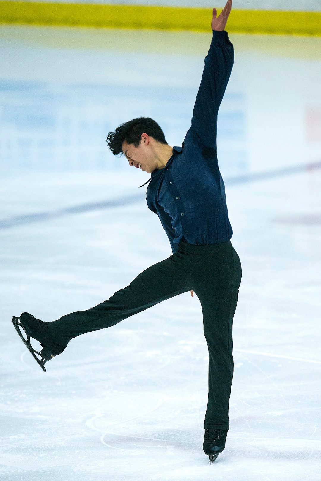 (Chris Detrick  |  The Salt Lake Tribune)   Nathan Chen competes in the Men's Free Skate during the U.S. International Figure Skating Classic at the Salt Lake City Sports Complex Friday, September 15, 2017. 