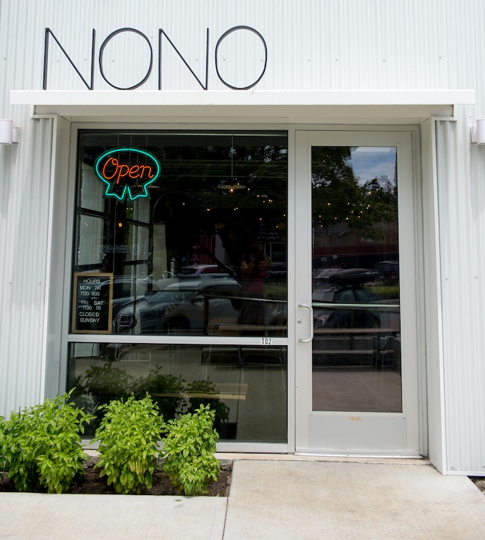 Leah Hogsten  |  The Salt Lake Tribune
Pizza Nono, the new wood-fired pizza "store" in SLC's 9th and 9th neighborhood offers "quality and simple" pizzas, artisan salads and seasonal sides. 

