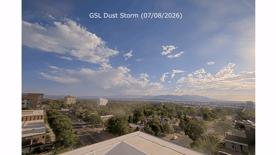 A wall of dust from the Great Salt Lake swept across the valley in early July. What was in the air?