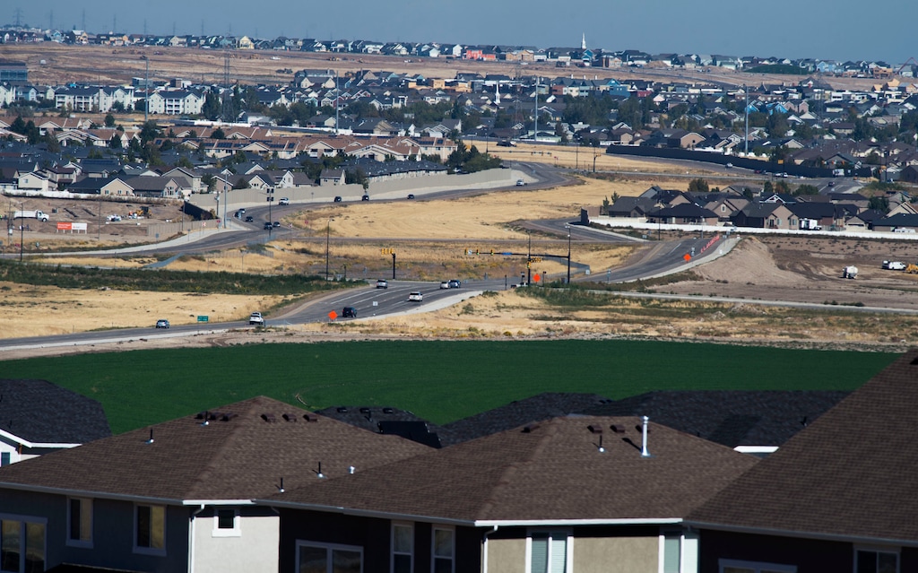 (Steve Griffin  |  Tribune file photo)  A view of the Mountain View Corridor in Herriman, Utah. Salt Lake County Mayor Ben McAdams and mayors and business leaders from Salt Lake County's west side cities, announce a new initiative to focus on a generational opportunity for Salt Lake County economic growth and jobs. September 26, 2016.