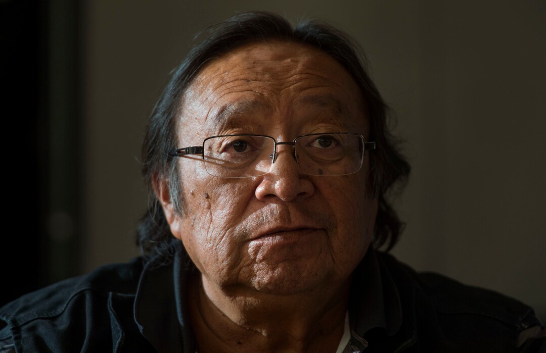 Steve Griffin / The Salt Lake TribuneUtah Dine Bikeyah board member Jonah Yellowman  listens as Utah Dine Bikeyah chairman Willie Grayeyes answers questions during a stop at the Urban Indian Center in Salt Lake City Wednesday June 1, 2016.  Five board members are touring the state meeting with Native Americans to drum up support for the Bears Ears national monument and answer questions in the face of allegations their groups is a front for outside environmental groups. 