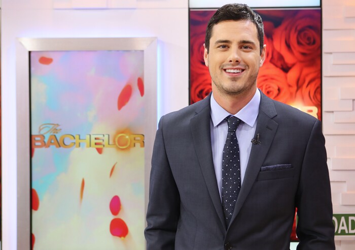 (Photo courtesy Fred Lee/ABC) Ben Higgins was introduced as the new "Bachelor" in August 2015.