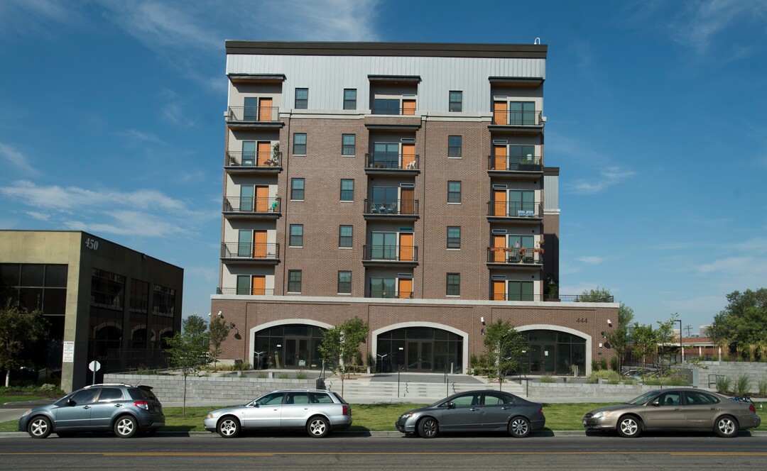 (Rick Egan  |  The Salt Lake Tribune)   The 9th East Lofts, 440 S. 900 East, Salt Lake City, Friday, September 8, 2017.