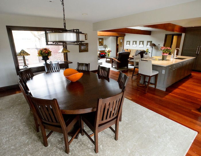 (Steve Griffin  |  The Salt Lake Tribune) Kitchen and dining room in the Theurer home, one of several in Salt Lake City's Country Club neighborhood that will be featured during the 47th annual Historic Homes Tour on Saturday, April 21.