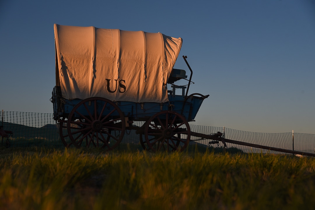 (Francisco Kjolseth  |  The Salt Lake Tribune)  The sun rises on Friday May 10, 2019, before the 150th anniversary celebration of the completion of the transcontinental railroad at Promontory Summit where the two rails met back on May 10, 1869.