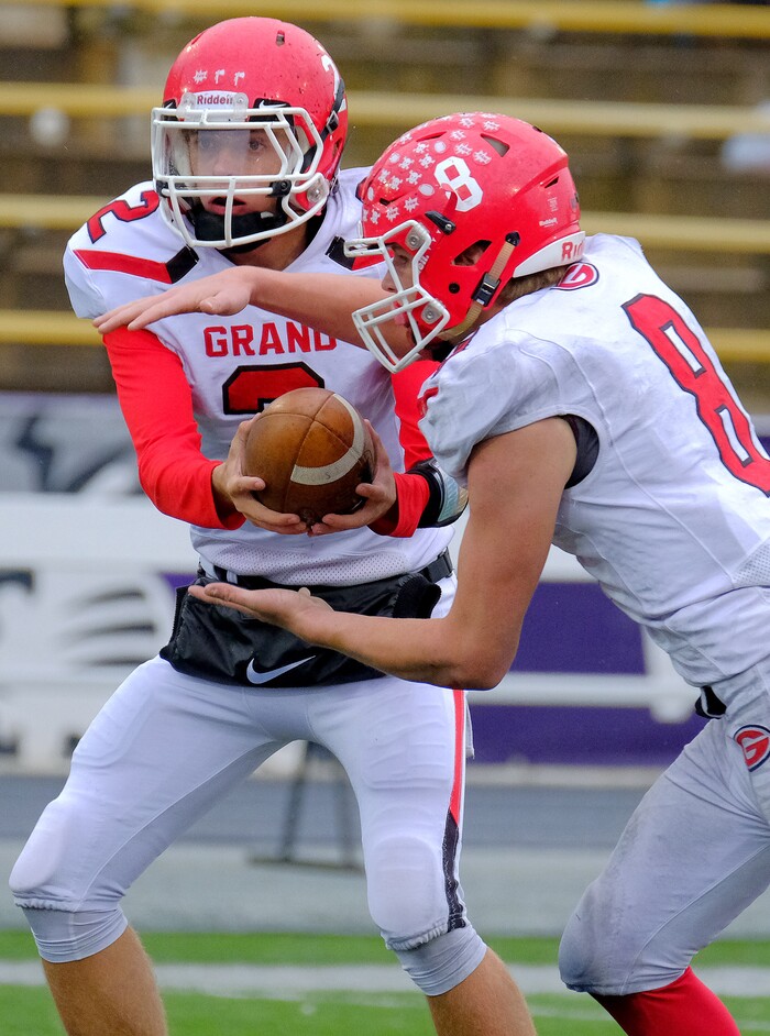 (Leah Hogsten  |  The Salt Lake Tribune)    South Summit High School boys' football team defeated Grand County High School 47-9 during their class 2A state semifinal football game Saturday, November 4, 2017 at Weber State University's Stewart Stadium.