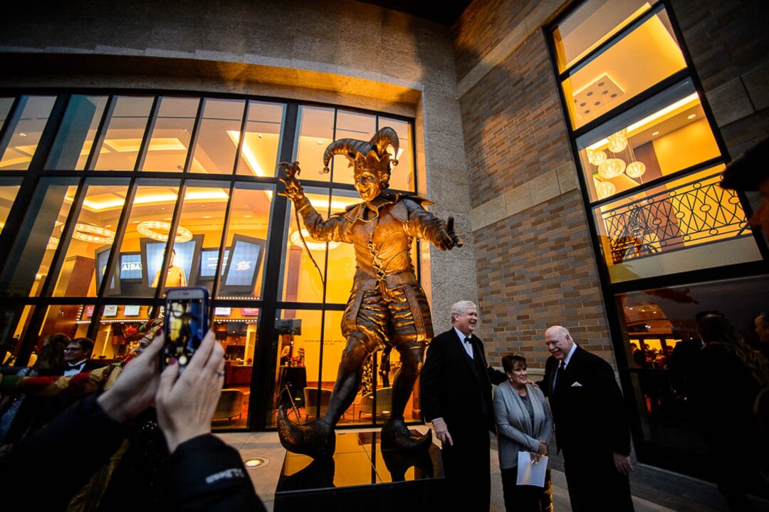 (Trent Nelson | The Salt Lake Tribune)  Sandy's Hale Centre Theatre opened with a gala Thursday November 16, 2017.
