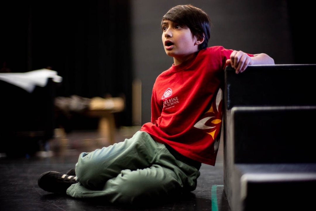 (Trent Nelson | The Salt Lake Tribune)  Rehearsal for Utah Opera's The Little Prince with 11-year-old Nitai Fluchel in the title role of the Little Prince. In Salt Lake City on Friday Dec. 7, 2018.