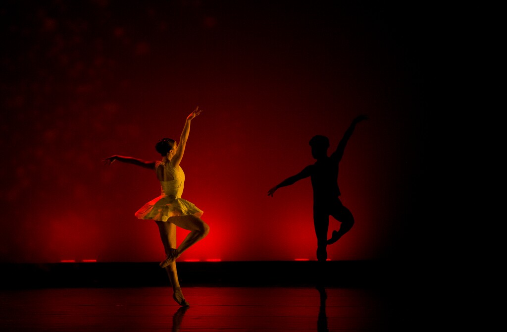 (Bethany Baker  |  The Salt Lake Tribune) Dancers perform as the Utah Metropolitan Ballet hosts a tribute at the Covey Center for the Arts in Provo on Thursday, April 23, 2026.