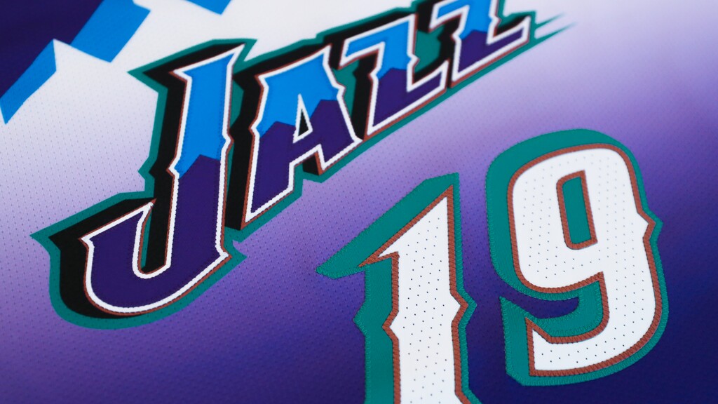 (Courtesy of Utah Jazz) The so-called "purple mountain jerseys" that the Jazz popularized between 1996-2004 will be part of the team's uniform set for the 2019-20 NBA season. The Jazz will wear them during 11 games to be played at Vivint Smart Home Arena, and in select road contests.