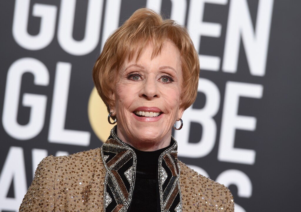 (Jordan Strauss | Invision | AP) Carol Burnett arrives at the 76th annual Golden Globe Awards at the Beverly Hilton Hotel on Sunday, Jan. 6, 2019, in Beverly Hills, Calif.