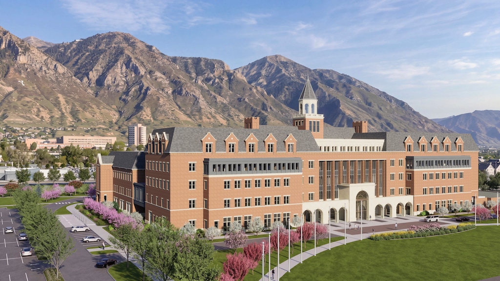 (Brigham Young University) Pictured is a rendering of what Brigham Young University's School of Medicine will look like, shared on Wednesday, Oct. 14, 2026.