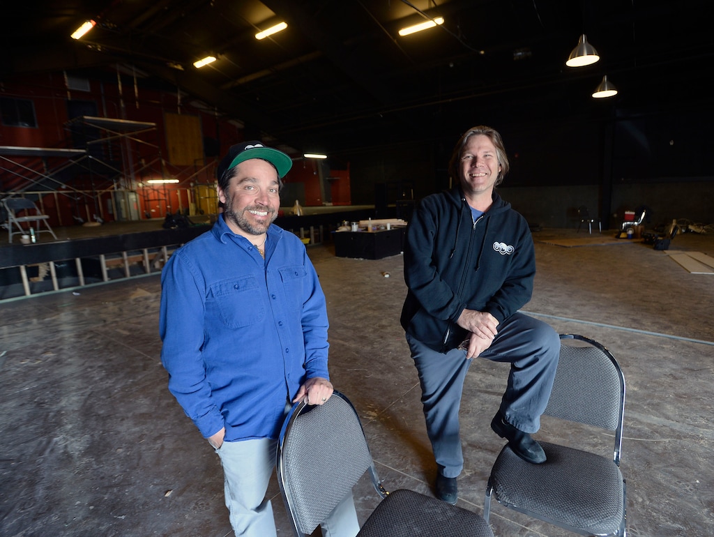 (Al Hartmann | The Salt Lake Tribune)
Darin Piccoli, left, and Chris Mautz, are co-owners of Salt Lake City music club The State Room. Despite reports to the contrary, they made the Aug. 31 bar renewal deadline and will be able to keep their state liquor license.